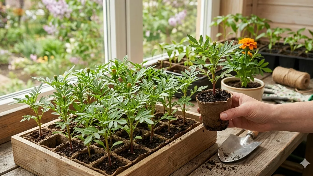 Когда сажать бархатцы на рассаду в 2026 году - сроки по регионам 