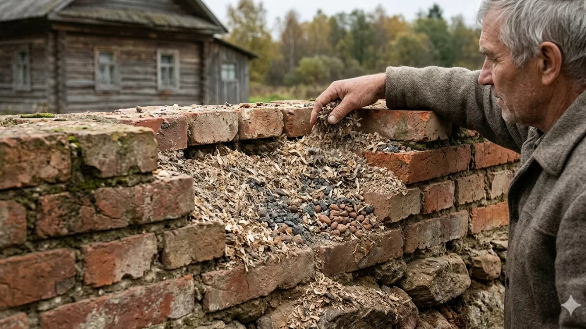 Никакой минваты: наши деды утепляли дома и они стояли по 100 лет: дешево и работает