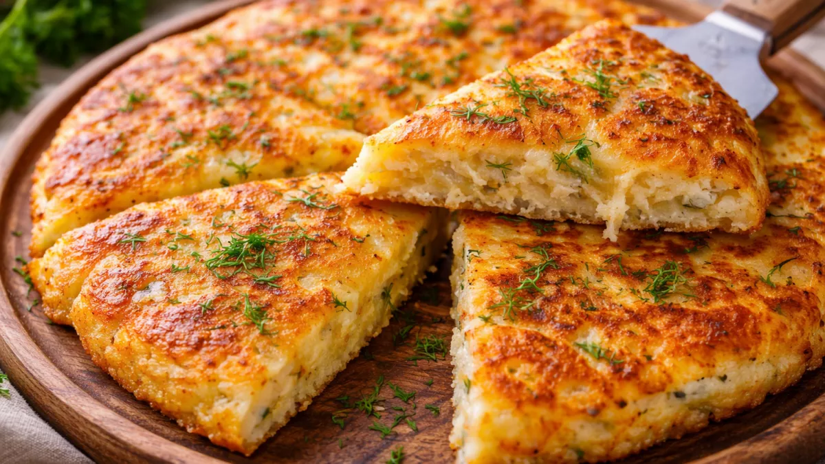 Эта картофельная лепёшка на сковороде получается вкуснее драников и готовится всего за 15 минут: родные пищат от восторга