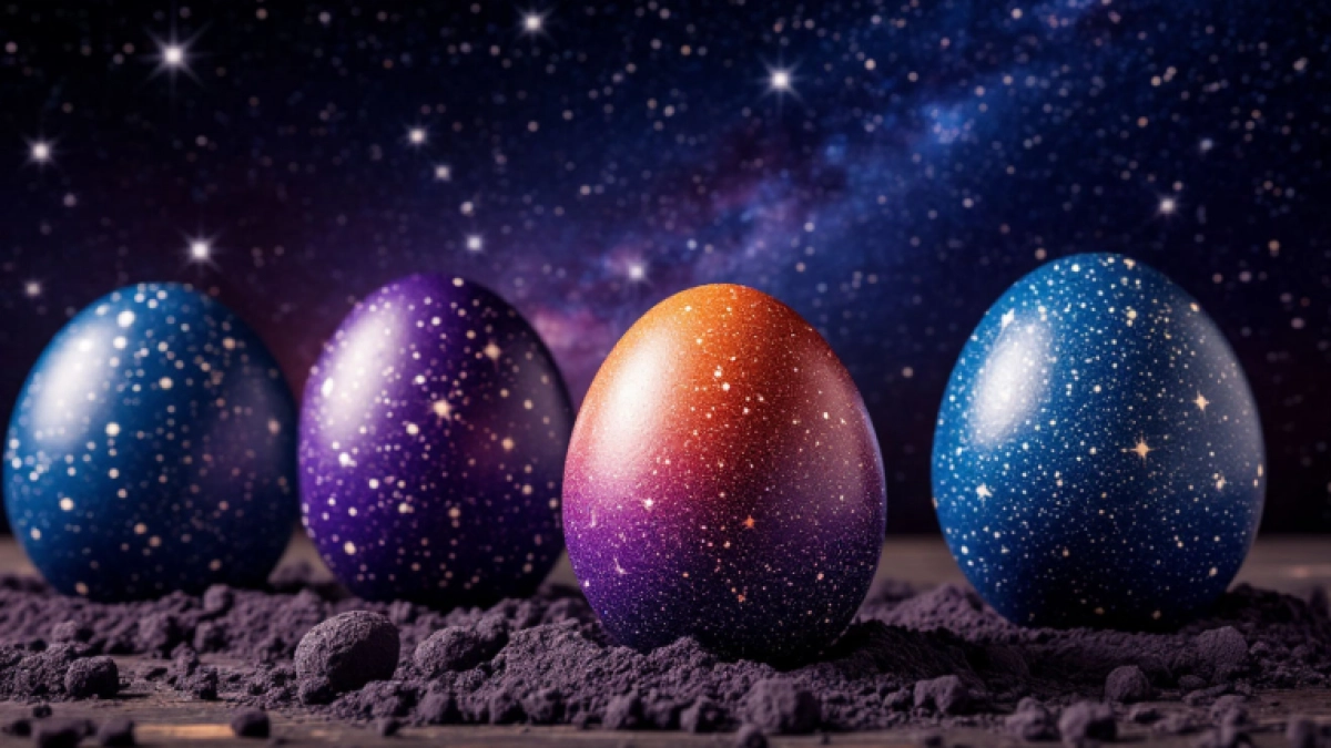 Всего 1 ингредиент, а яйца как драгоценные камни: королевский цвет без химии