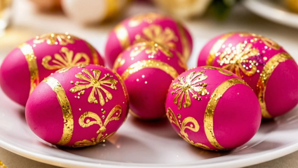 Каркаде и луковая шелуха в прошлом: крашу пасхальные яйца этим овощем - и бед не знаю