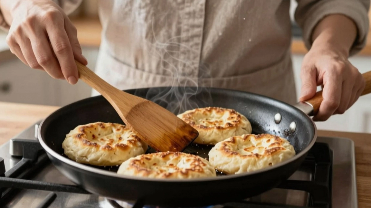 Смешиваю майонез с кефиром - и на выходе получаю необыкновенные лепешки: дети просят добавки 