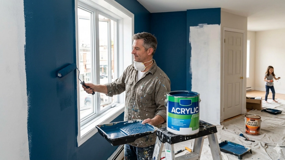 Какая краска лучше для квартиры - алкидная или акриловая? Запомните раз и на всю жизнь