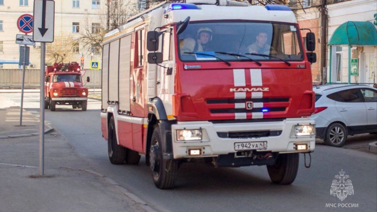 В Кирове огонь уничтожил люксовый немецкий автомобиль