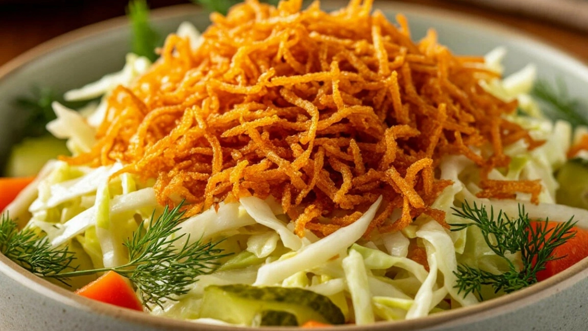 Никто даже не знает, что из капусты можно так готовить, все дело в луке. Салат вкуснейший, простой и сытный, рецепт на ужин обалденный