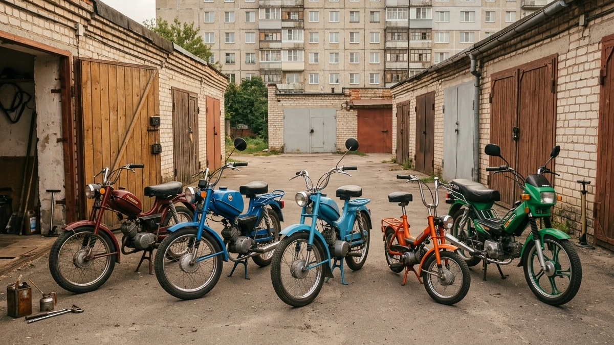 5 желанных мопедов из СССР - их хотел заполучить каждый мальчишка 