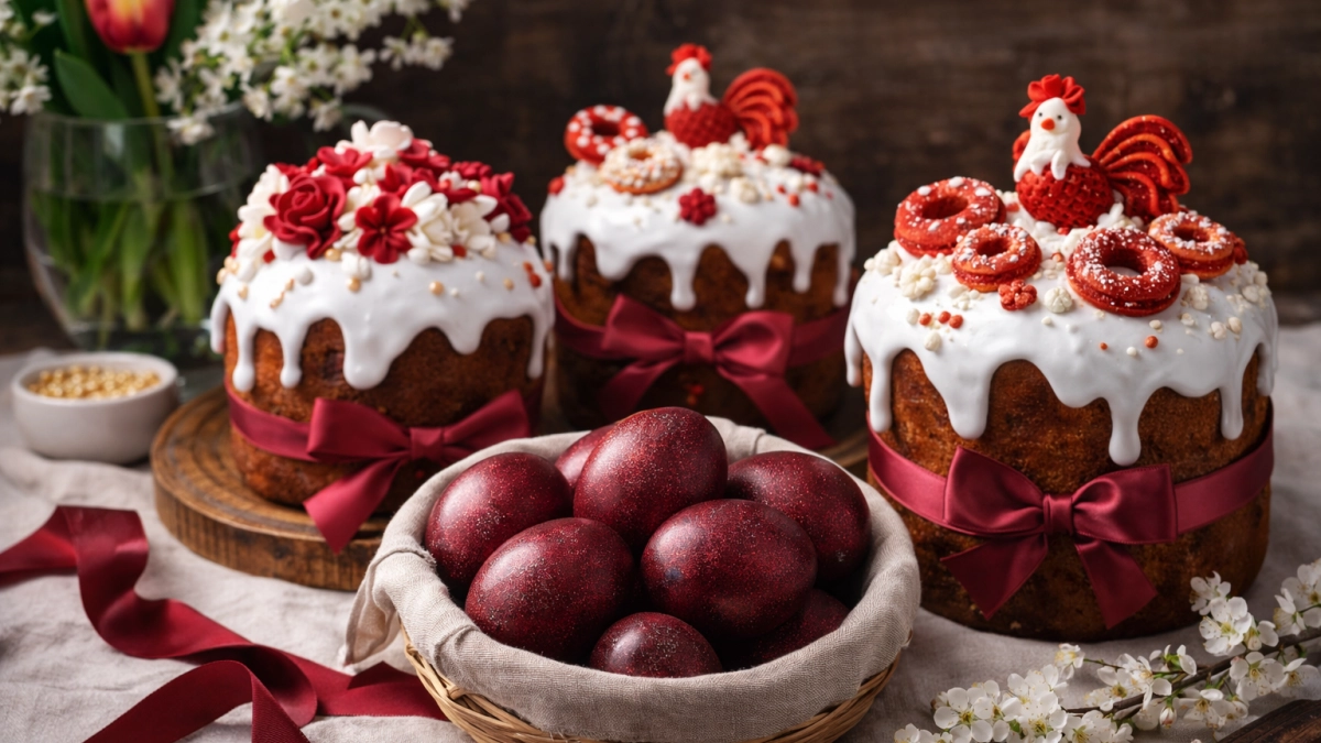 Больше не просто кулич: чем удивляют хозяйки на Пасху 2026 и почему все красят яйца в бургунди