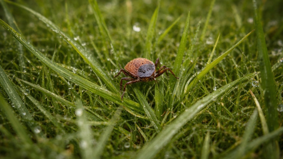 Клещ чует жертву за два километра и ждёт в траве – как он охотится и что делать, если всё-таки укусил