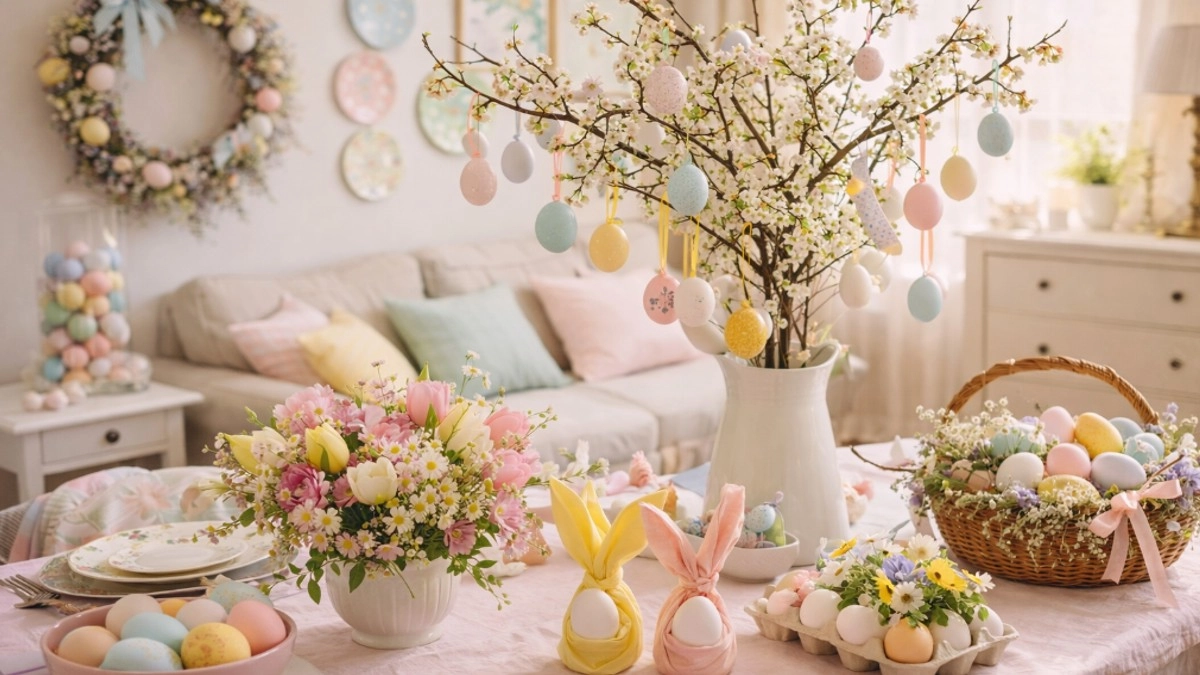 Большинство украшает дом только к Новому году – но к Пасхе это делать не менее интересно. Десять идей, о которых вы точно не подумали