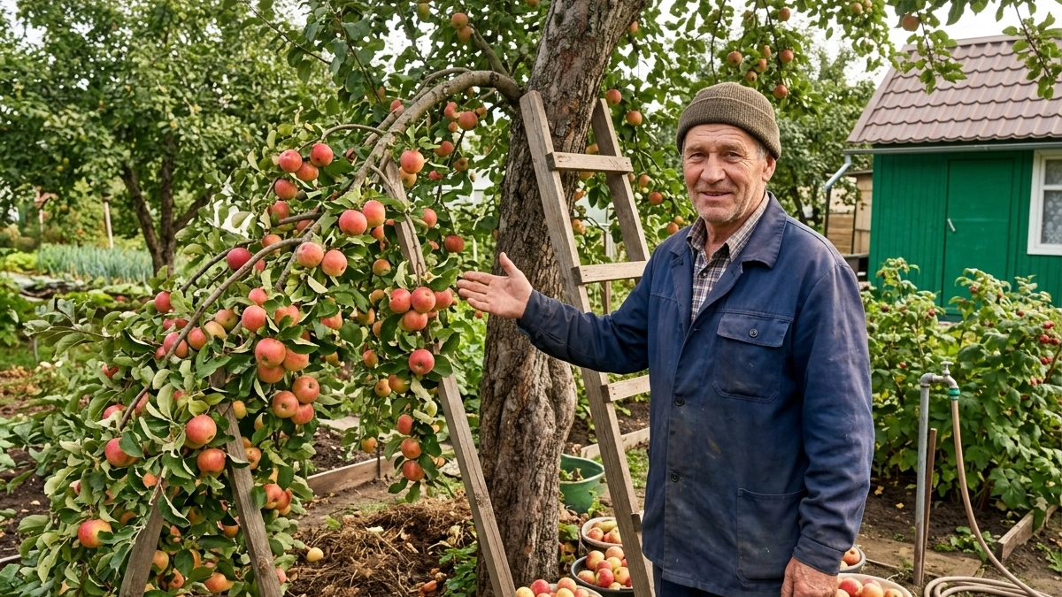 В СССР яблони подкармливали только так: 4 удобрения стоят копейки, а ветки трещат от урожая 