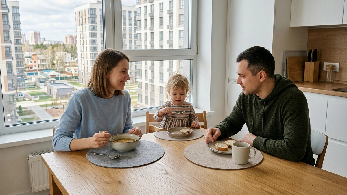 Клеенка и вышивка - прошлый век: вот какие скатерти выбирают стильные хозяйки в 2026 - задают тон всей кухне  