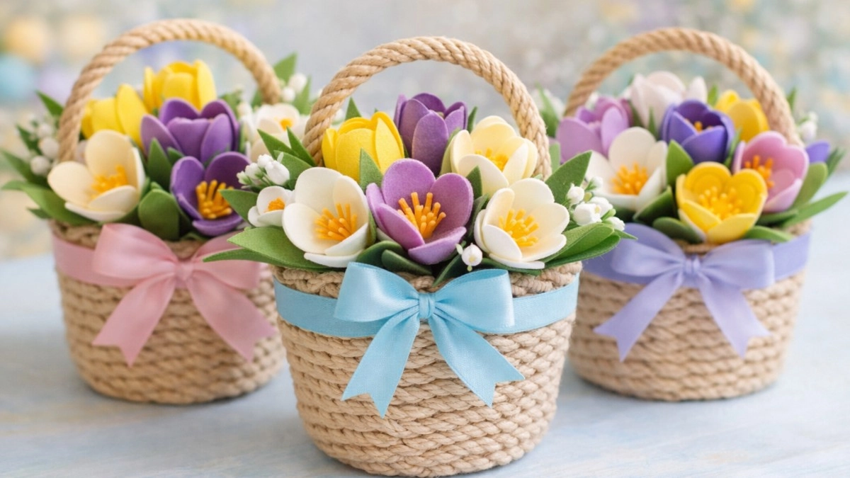 Пасхальные корзинки своими руками из подручных материалов: простой способ сделать красивый декор и подарок без лишних затрат