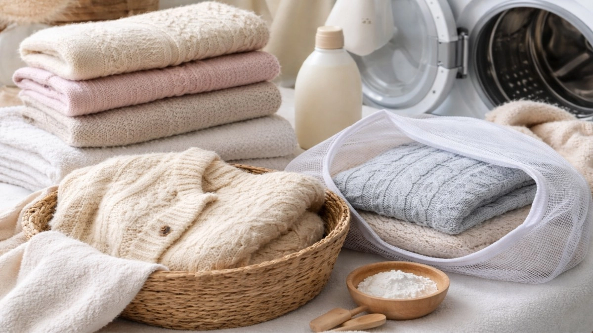 Как стирать шерстяные вещи чтобы они не сели и не потеряли форму: простые правила, которые помогут сохранить одежду