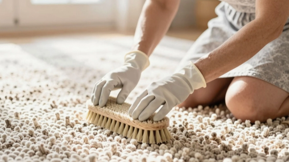 Ковры на улице больше не выбиваю - нашла способ лучше и в 2 раза проще: даже вода не нужна