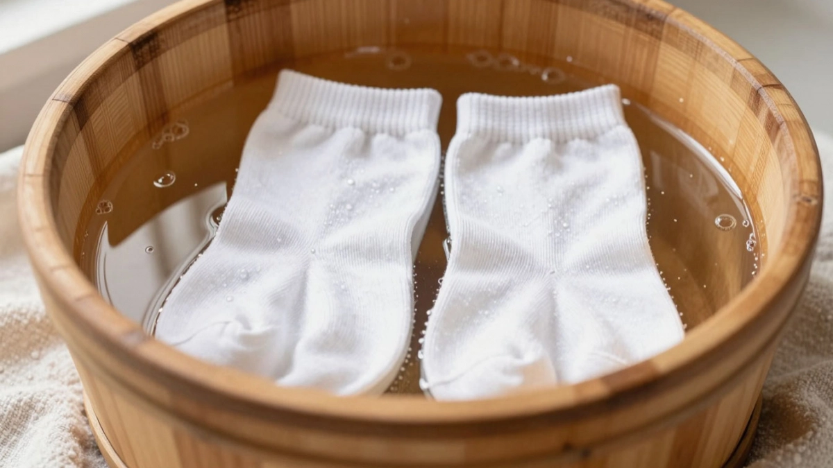 Носки больше не желтеют и не сереют: гениальный лайфхак, который я подсмотрела у свекрови - работает на 100%