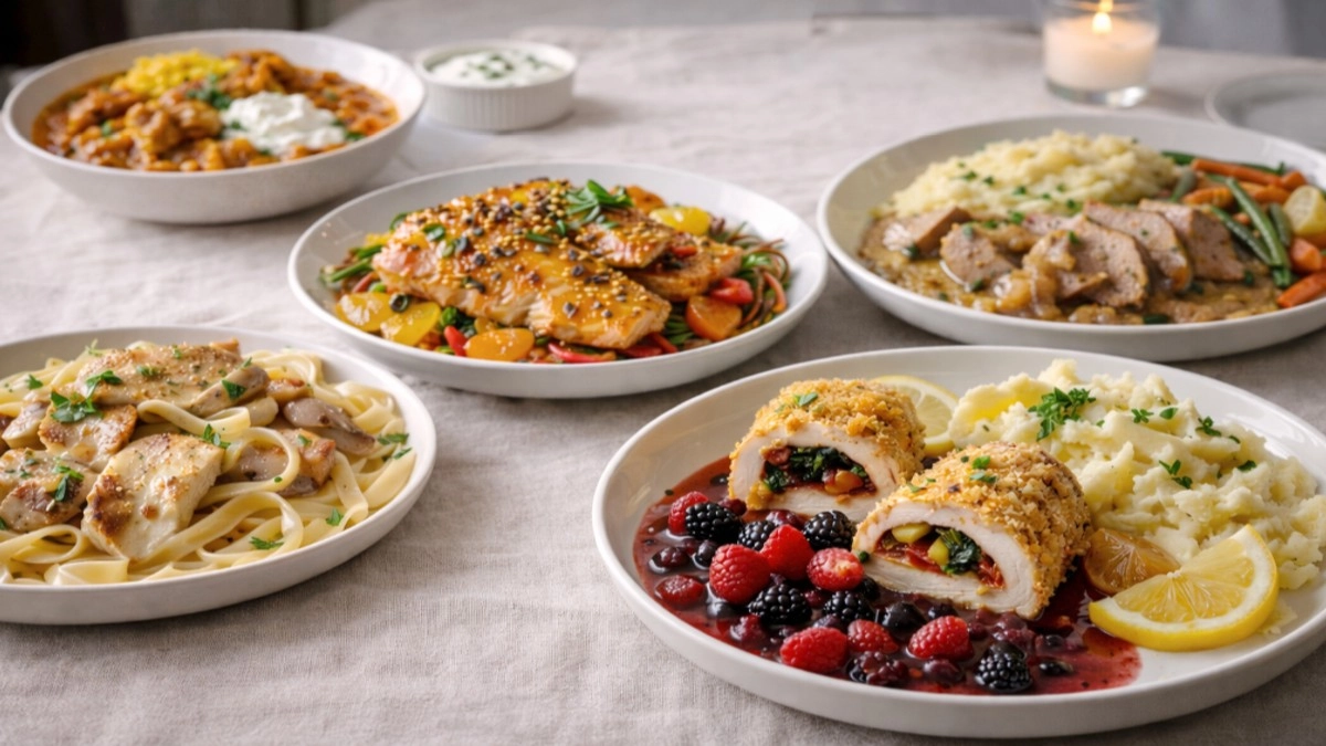 Десять праздничных горячих блюд, которые готовятся за 45 минут – и выглядят как ресторанные