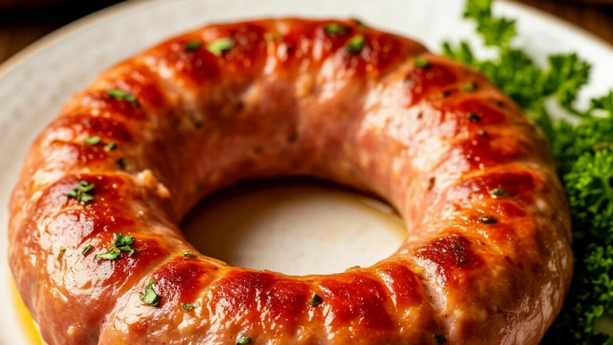 Килограмм фарша, час в духовке — и у вас на столе мясной деликатес: сочный, ароматный, без единой «Е-шки»