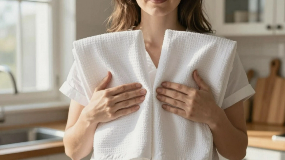 1 минута - и кухонные полотенца кипенно-белые: вот как отстирывают текстиль умные хозяйки 