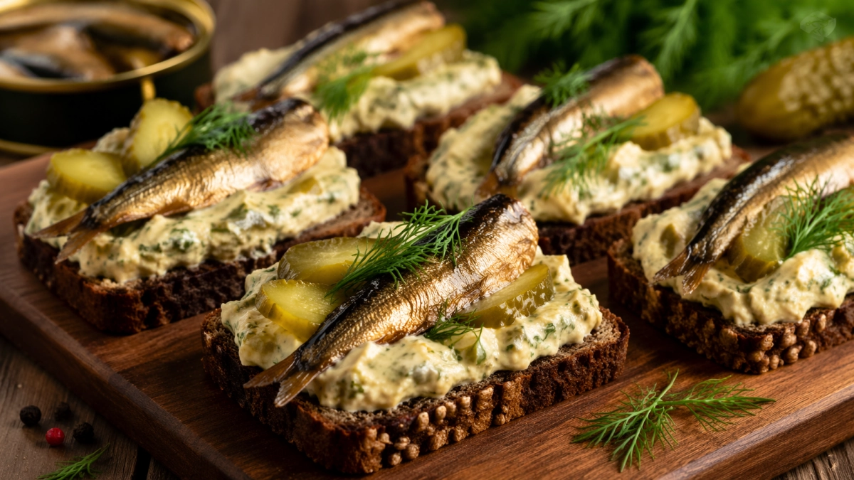 Идеальная закуска на майские: бутерброды со шпротами, которые не залеживаются на столе