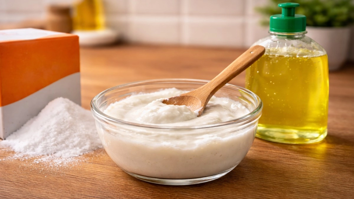 Шесть домашних средств от жирного налёта на кухне: что использовать на дереве, плитке и ДСП