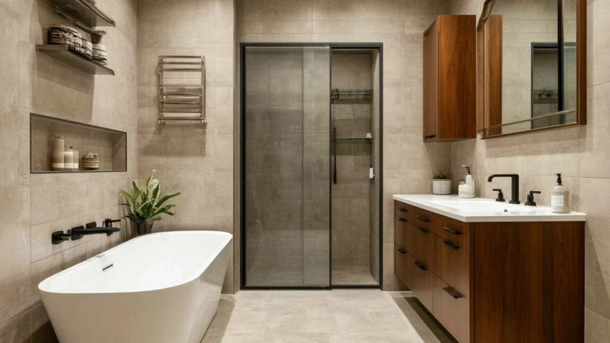 Рельефная плитка, слабая вытяжка и неправильный свет: 7 фатальных решений при ремонте ванной, о которых молчат строители