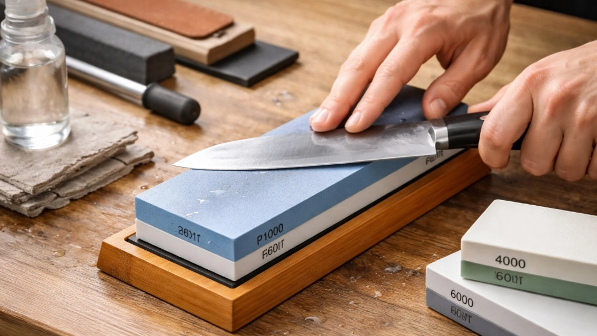 Хорошие ножи тупятся после первой же заточки: причина не в стали, а в том, чем и как вы их точите