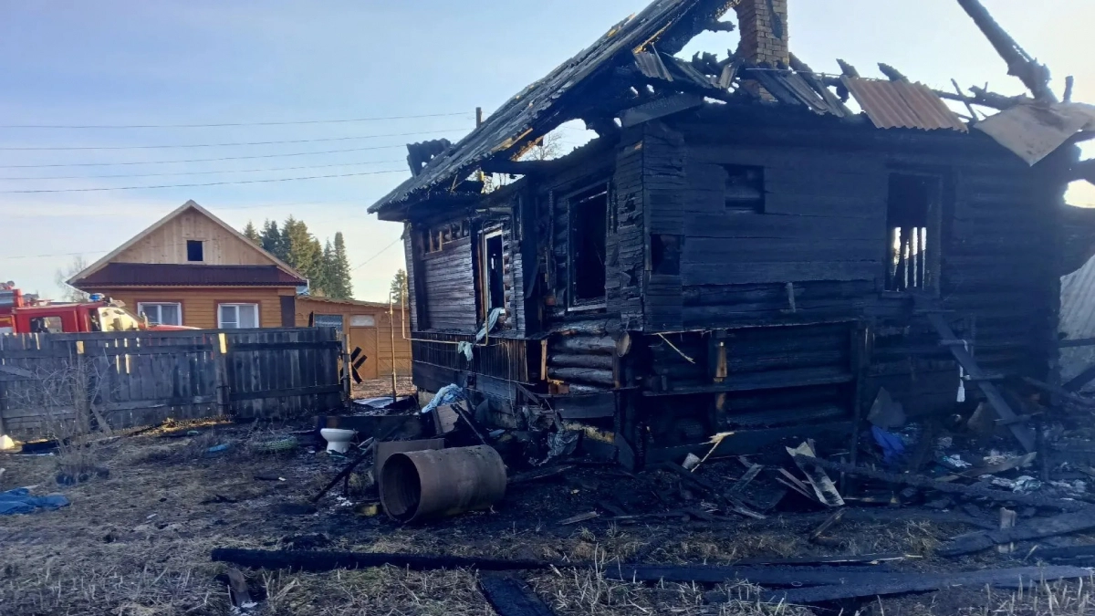 Опубликованы новые детали мощного пожара в частном доме в Омутнинском районе