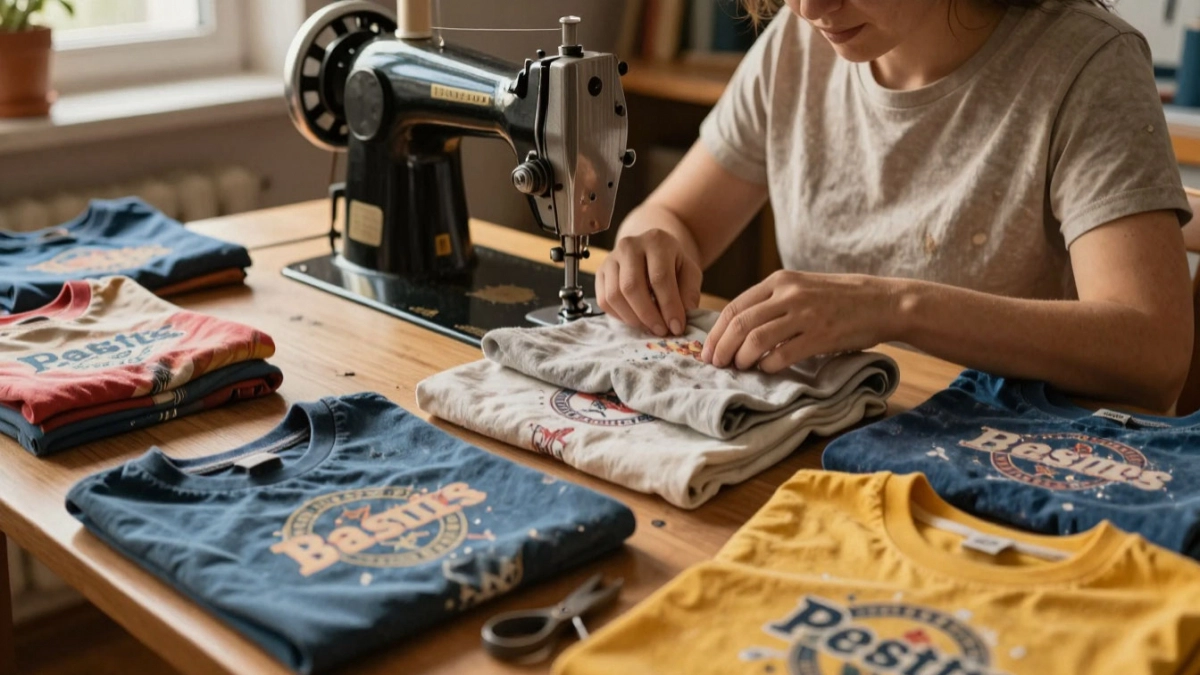 Старые джинсы и футболки не выбрасываю: превращаю тряпки в 7 дизайнерских вещей для дома — от салфеток до пуфов