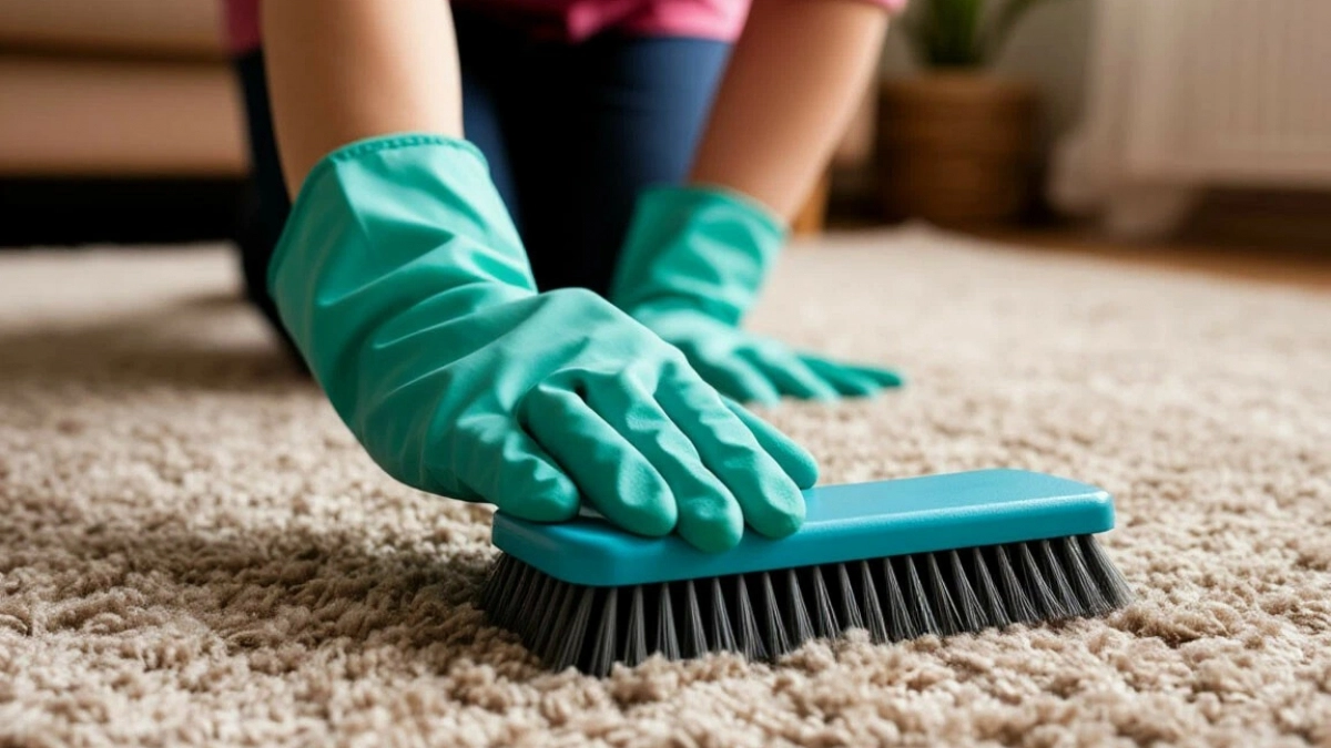 Нашла в старом журнале способ чистки ковра без воды и химии — теперь он как новый, а я не таскаю его на улицу