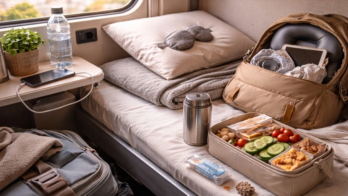 Как подготовиться к поездке в поезде без стресса – 9 ключевых нюансов от выбора места до питания и сна в дороге