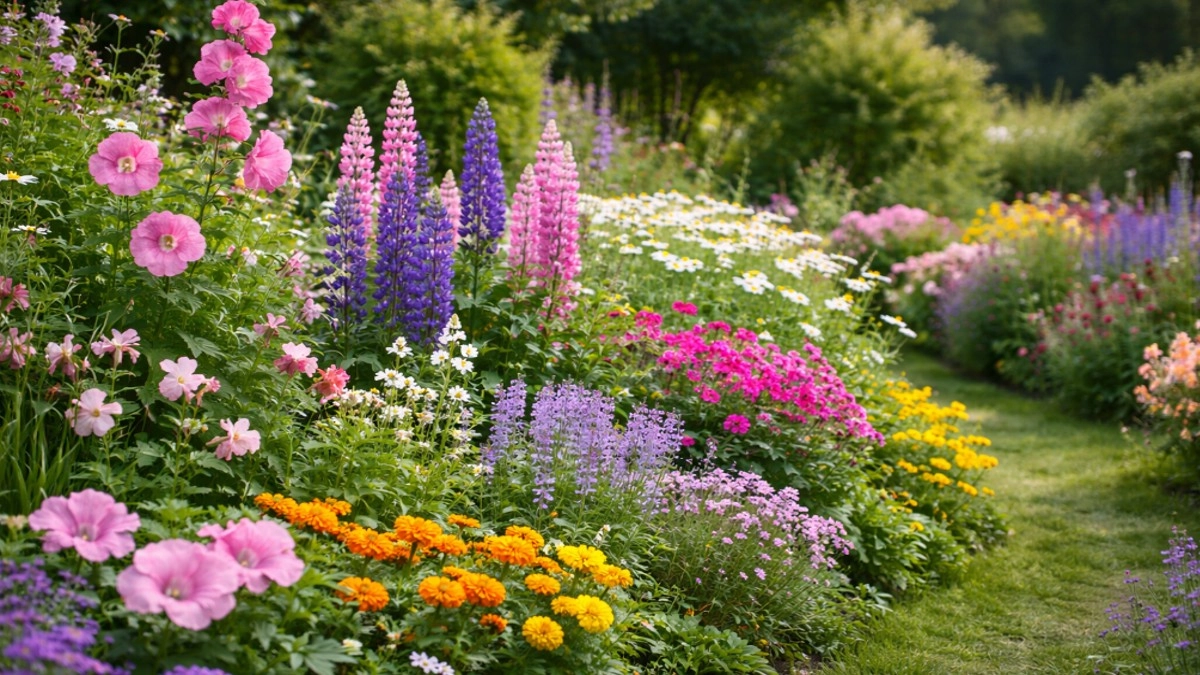 Какие многолетние цветы еще можно успеть посеять в июле, чтобы уже в следующем сезоне клумба выглядела заметно богаче и эффектнее