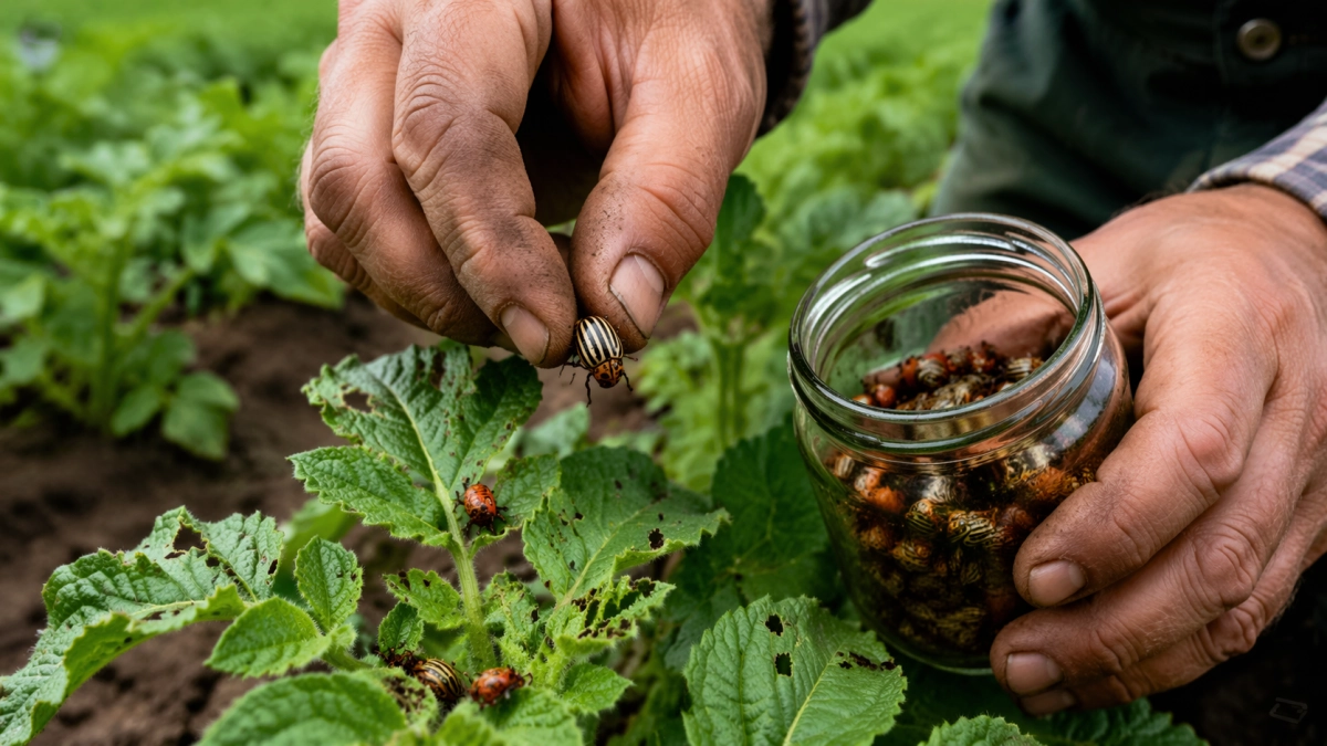 Ручной сбор колорадского жука — прошлый век: хитрые садоводы знают, как защитить картофель без лишней работы и возни