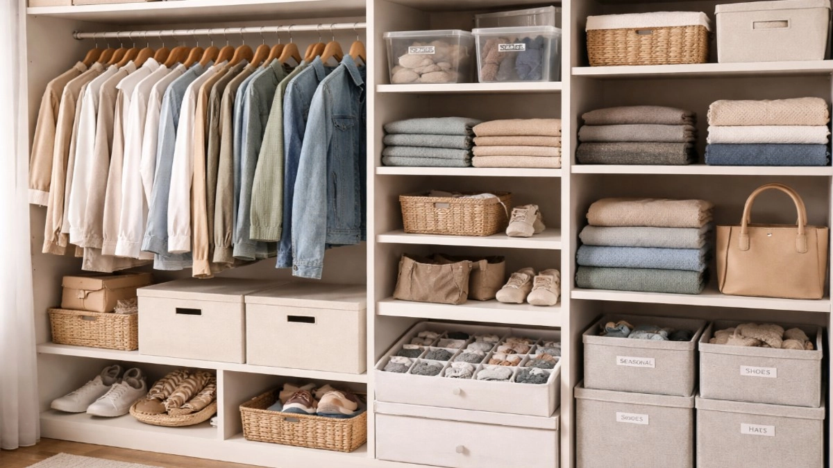 Десять привычек, которые помогают держать шкаф собранным дольше и не тратить лишние минуты на поиски каждой вещи