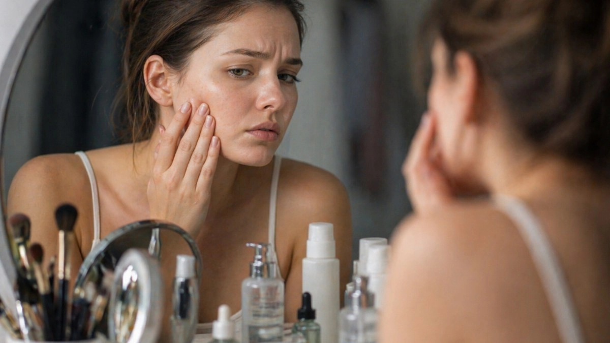Макияж вдруг начал выдавать поры и сухость сильнее обычного: какие незаметные сбои в коже делают лицо уставшим