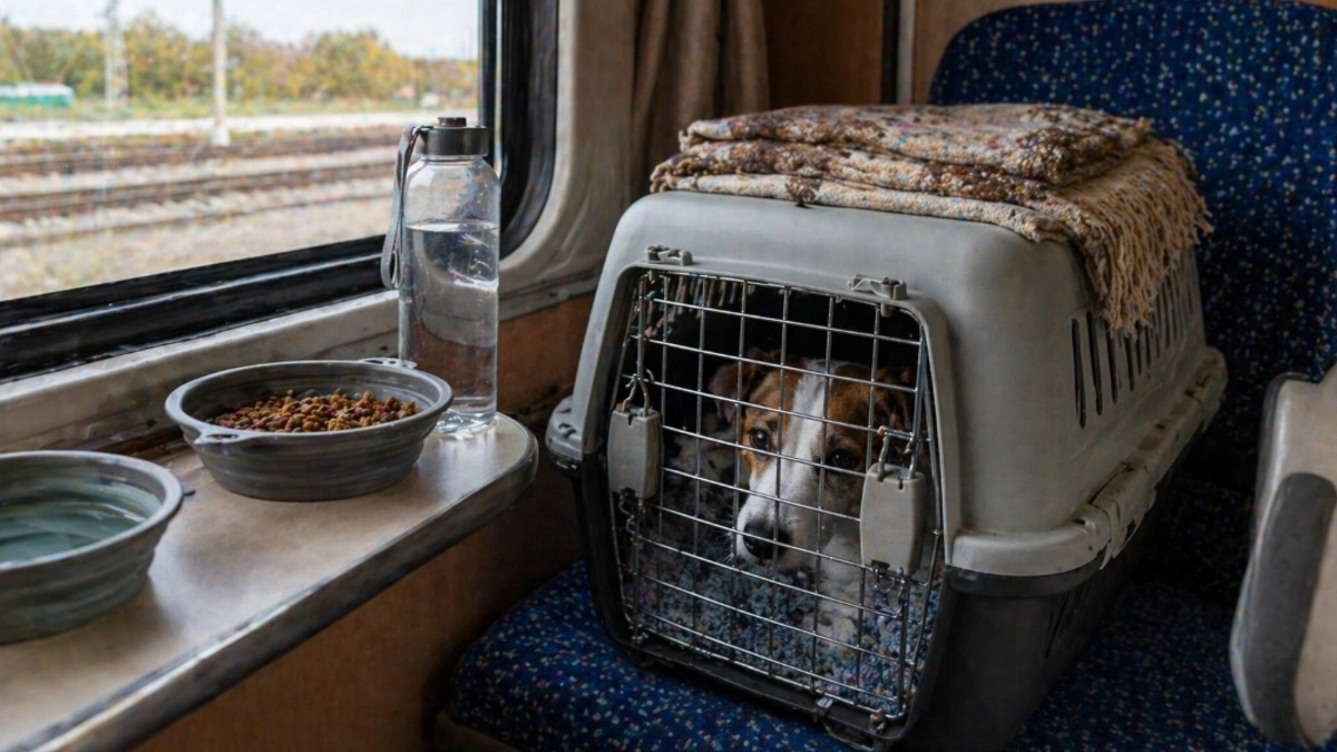 Поезд с кошкой или собакой без стресса: как подготовить питомца к дороге и не сорвать поездку из-за правил, переноски и поведения