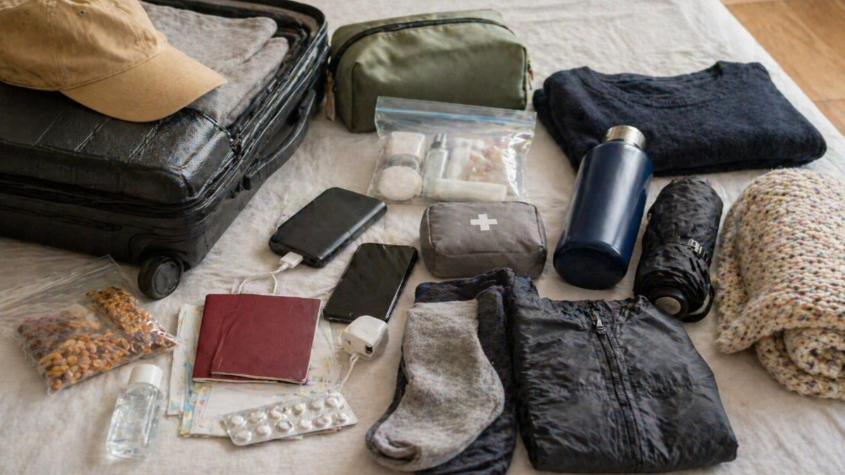 Вещи, которые спасают поездку: что взять от холода, дождя, задержек – и какие мелочи помогают в самый неудобный момент пути