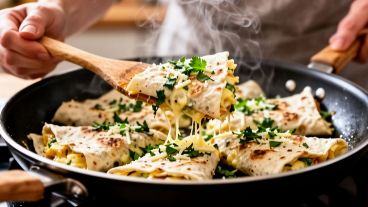 Делаю сытный горячий завтрак за пару минут - все домашние довольны: меняю начинки - и получаю новое блюдо