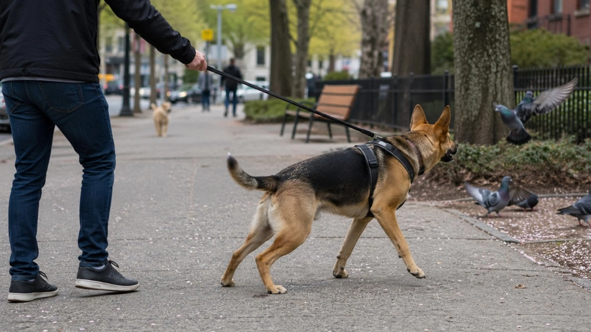 Собака слушается дома, но срывается на улице: что на прогулке ломает привычные команды