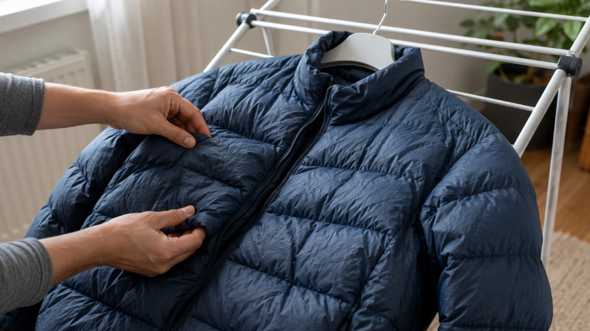Пуховик сбился после стирки: как разбить комки пуха, вернуть объём и высушить куртку без химчистки