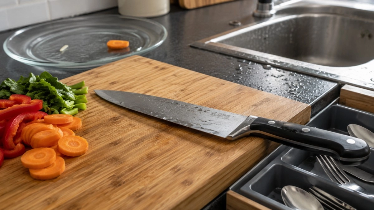 Нож тупится не от мяса, а от привычек на кухне: 7 ошибок, которые убивают лезвие быстрее любой разделки
