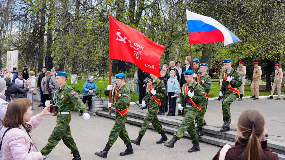 По всей Кировской области проходят торжества, посвященные празднованию 9 Мая