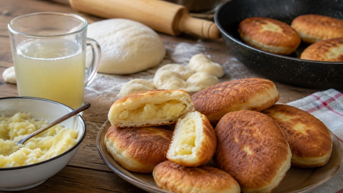 Пирожки с картошкой получатся мягкими даже на следующий день: как работает тесто на отваре и почему его нельзя забивать мукой