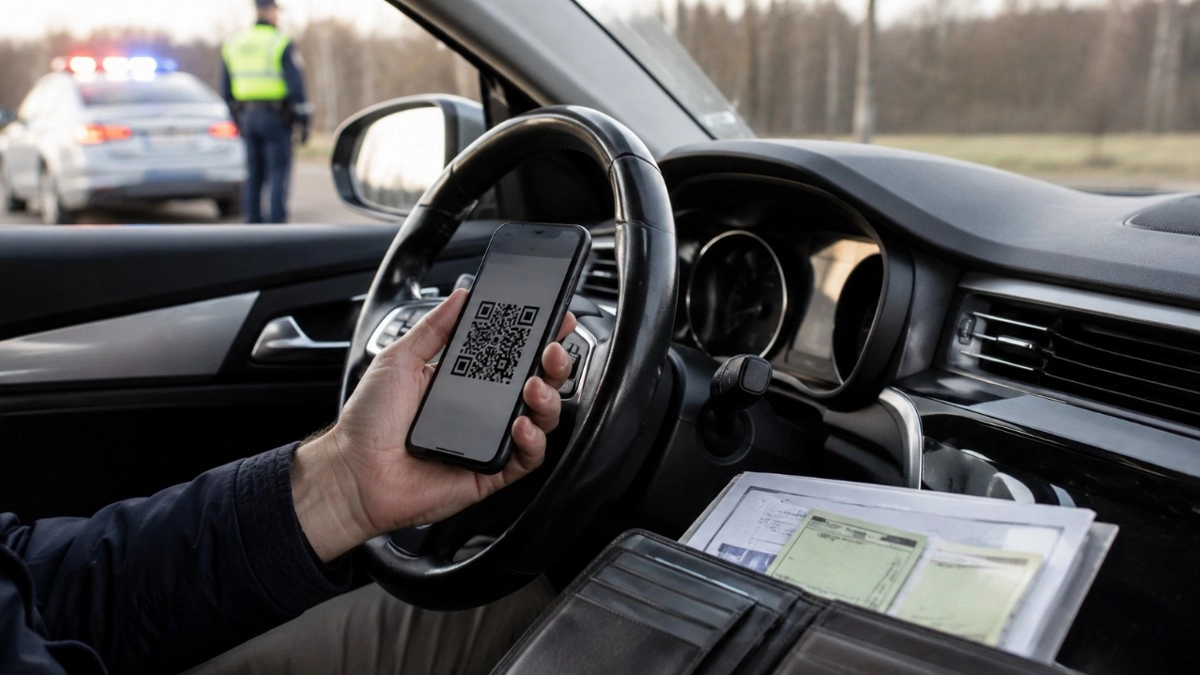 «Забыл пластиковые права дома, но могу показать QR-код своего водительского удостоверения»: будет ли штраф водителю?