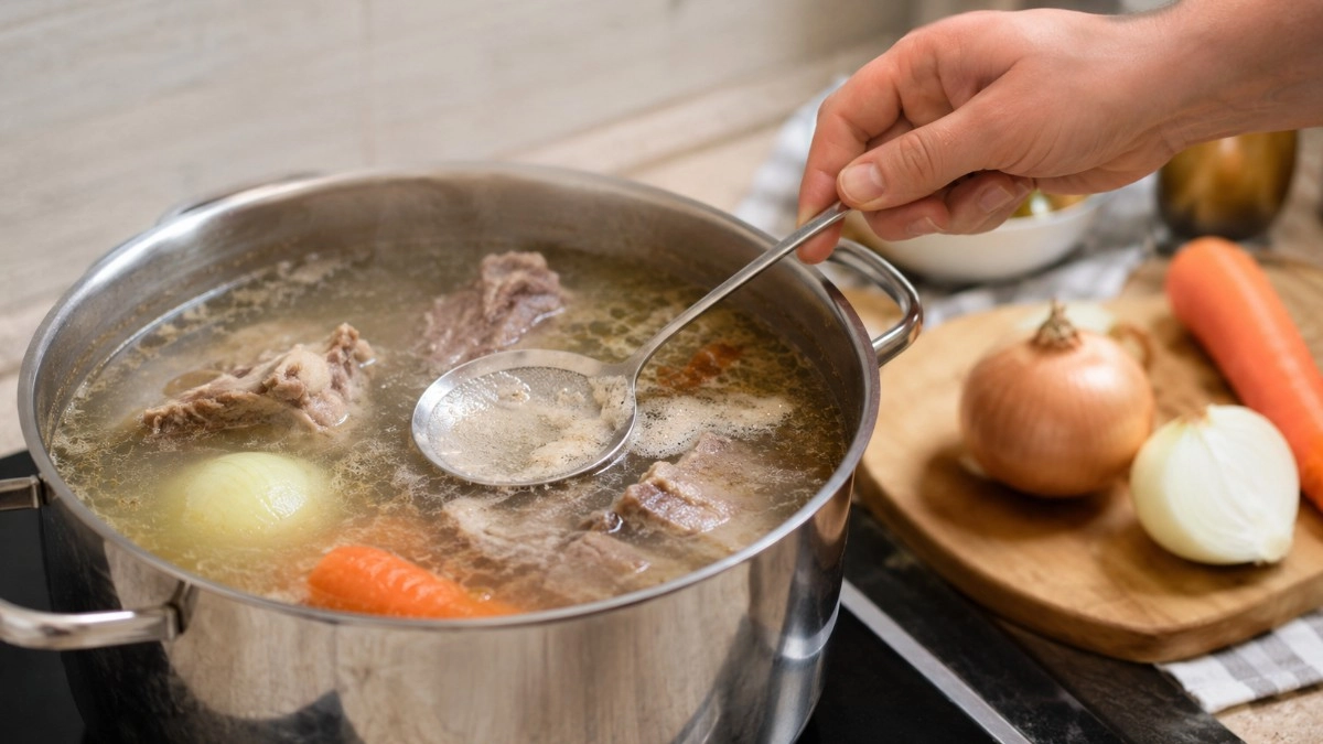 Суп получается пустым даже с хорошим мясом: какая ошибка при первом кипении делает бульон «слабым», мутным и «плоским» на вкус