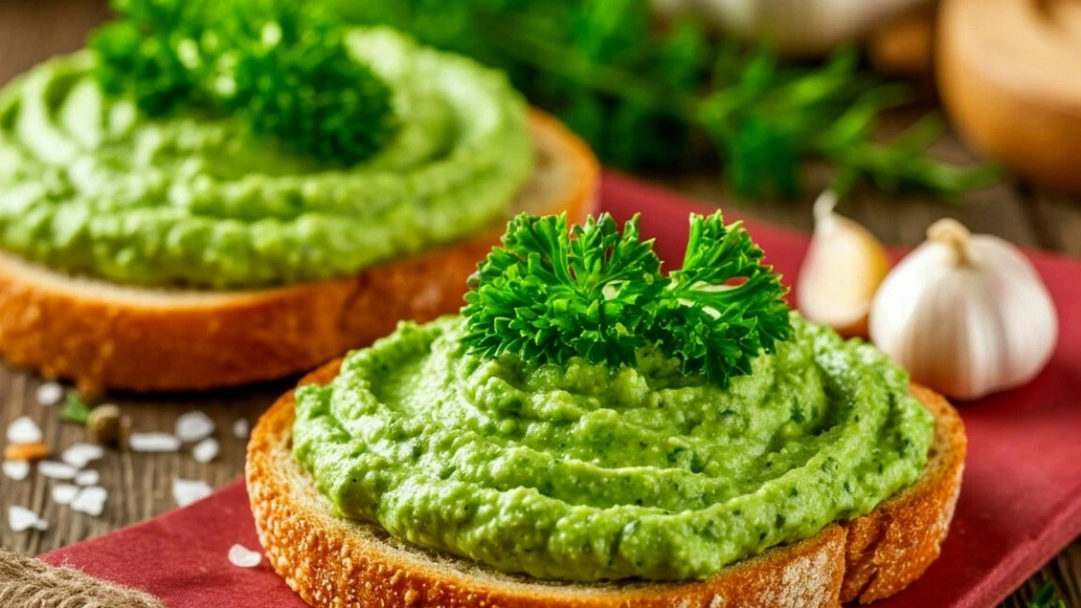 Летом только так: зелёная намазка из творога на поджаренный хлеб — вкусно, дёшево, быстро, а как полезно