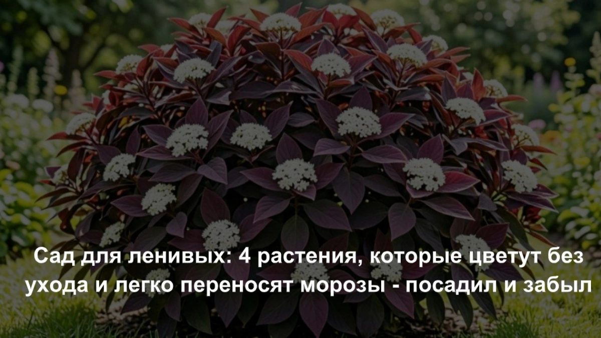 Сад для ленивых: 4 растения, которые цветут без ухода и легко переносят морозы - посадил и забыл