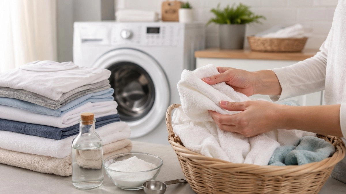 Забыли кондиционер? 3 кухонных средства, которые помогут смягчить вещи после стирки, если знать одну важную разницу