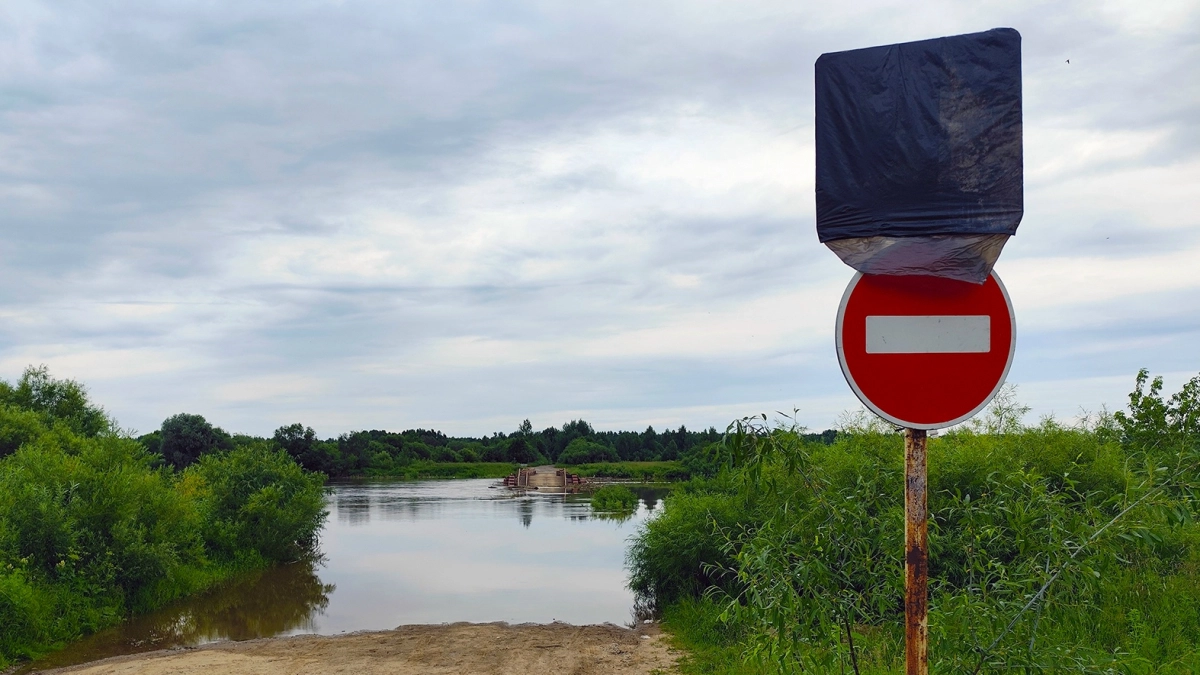 Уровень Чепцы вырос еще на 3 см, вода уходит медленно