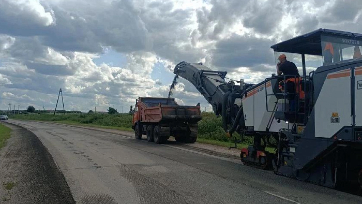 В Кирово-Чепецком районе завершается ремонт участка региональной трассы