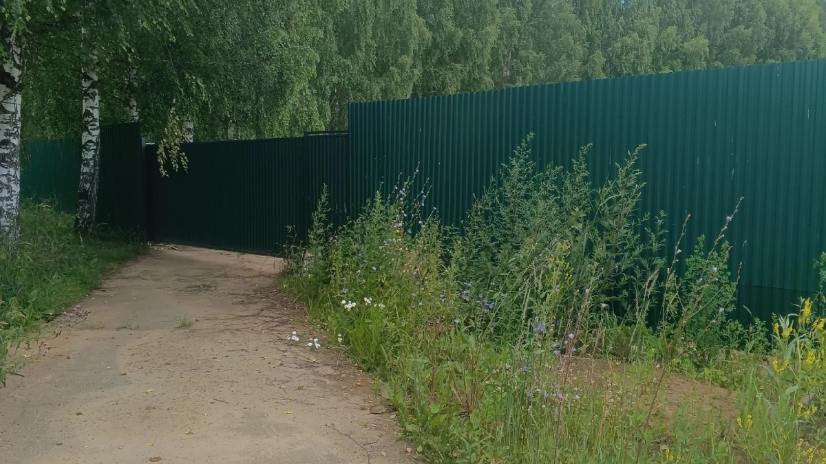 В парке Каркино "выросли" новые заборы